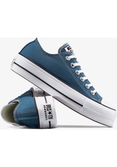 Converse Chuck Taylor All Star Lift Platform Kadın Mavi Sneaker-9273 903-mavi
