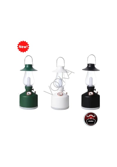 Vilya Vintage Şarjlı Gece Lambası & Hava Nemlendirici Buhar Makinesi Gaz Lambası Retro