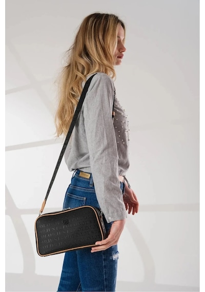 Just Polo Günlük Kombinlere Uygun Kadın Omuz Çantası 6011mh Siyah Camel