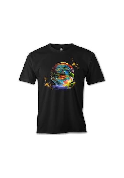 Pink Floyd - Earth Siyah Erkek Tshirt