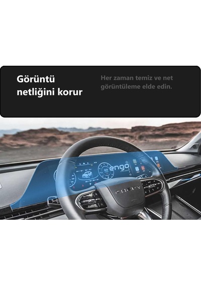 Chery Omoda 5 Ekran Koruyucu Şeffaf Nano
