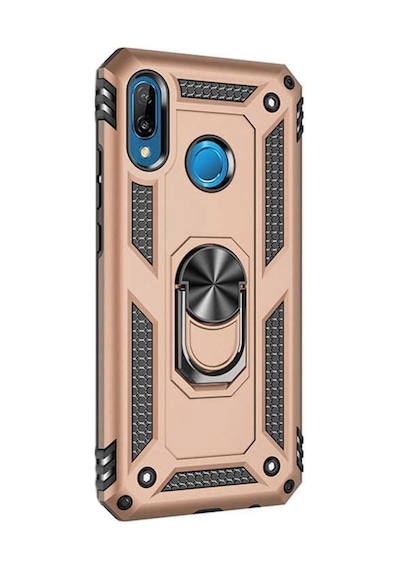 Huawei P20 Lite Kılıf Vega Standlı Yüzüklü Mıknatıslınano Glass