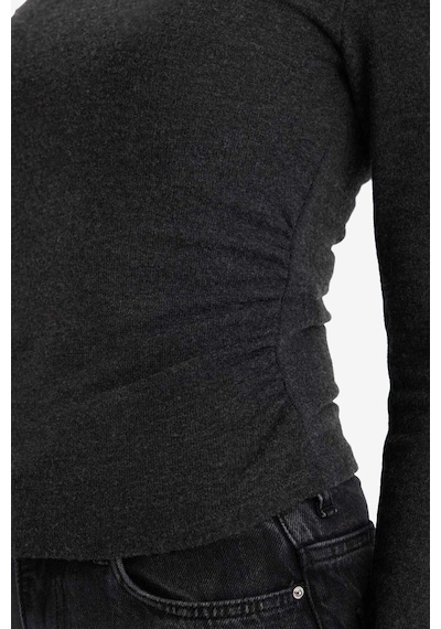 Defacto Fitted Bisiklet Yaka Uzun Kollu Tişört G8438ax25wnar191 Antrasit-ar191