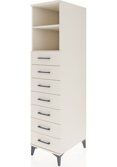 Kronos Dolap 2 Raflı 7 Çekmeceli 44x59x182 Aytaşı-aytaşı Aytaşı