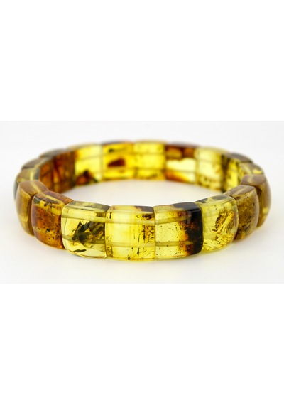Bileklik Fosilli Roleks Özel Tasarım Ambergold Blk23-57 Çok Renkli