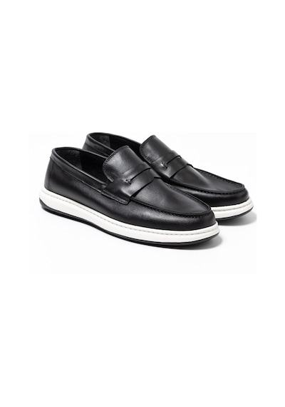 Black Safari Oxford Klasik Erkek Diğer Ka-26y-e15304 John May Mars Shoe Siyah