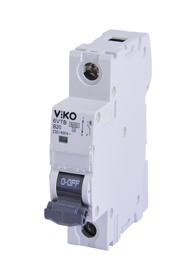 Viko 6vtb-1b20 Otomatik Sigorta 6ka B Tipi 1 Kutup 20a 10