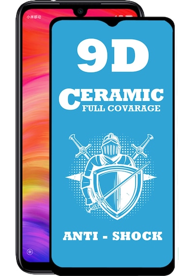 Xiaomi Redmi Note 7 ile Uyumlu Tam Kaplayan Seramik Nano Esnek Ekran Koruyucu