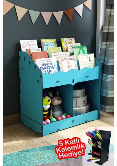 Toby Ahşap Montessori Kitaplık Bebek Çocuk Odası Eğitici 6 Bölmeli İskandinav Tarz Raflı Kitaplık Pastel Mavi - 681074137 Pastel Mavi Toby Ahşap Montessori Kitaplık Bebek Çocuk Odası Eğitici 6 Bölmeli İskandinav Tarz Raflı Kitaplık Pastel Mavi - 681074137 Pastel Mavi
