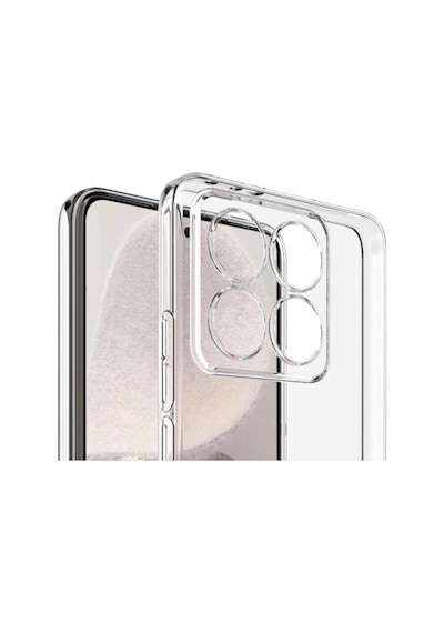 Noktaks - Xiaomi Uyumlu Xiaomi Mi 14t Pro - Kılıf Şeffaf Soft Slim Fitt Süper Silikon Kapak T35583 Şeffaf