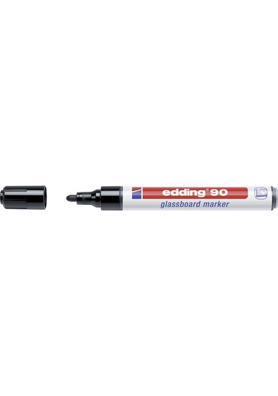 Edding 90 Cam Yazı Tahtası Kalemi Siyah N11.561