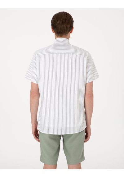 Pierre Cardin Erkek Haki Gömlek Kısa Kollu 50307082-vr027 Haki