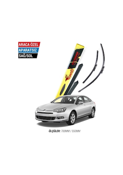 Citroen C5 İnwells Muz Silecek Takımı 2008-2015