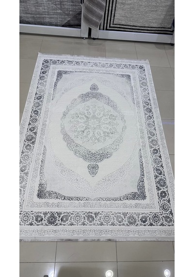 Safyün Halı Kadife Kf504 Gri 200 X 290 Renkli