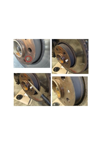 1996-2016 Volvo V70 Fren Diski Konumlandırma Saplaması Replacement