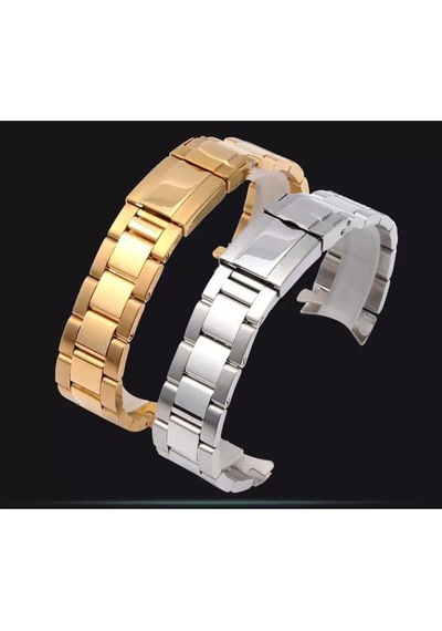 20 Mm Uyumlu Çelik Saat Kordonu Gold Renk129762893965