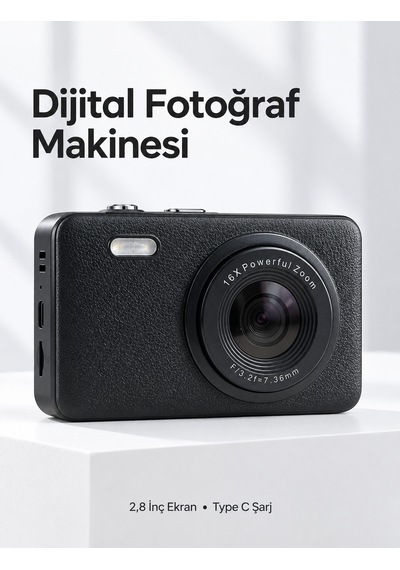 Taşınabilir Dijital Fotoğraf Makinesi Çok Renkli