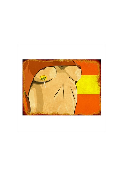 Bedeko Nü Kadın Çizimi Dekoratif Mdf Tablo 35 Cm X 50 Cm