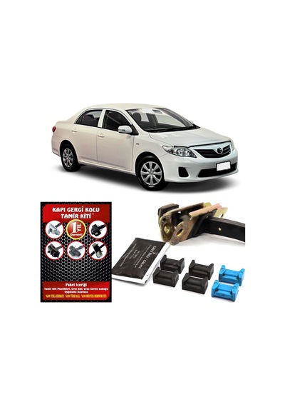 Barrer Toyota Corolla E150 Kapı Gergi (Limitör) Tamir Kiti 2006-2012