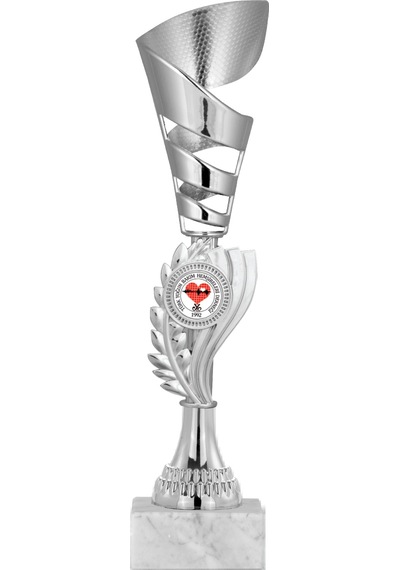 Odak Kupa - Genel Kupalar - Gn-006 B - 29 Cm Altın - Beyaz