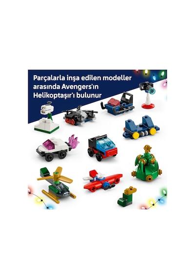 LEGO® ǀ Marvel 2026 Yılbaşı Takvimi 76340 - 6 Yaş ve Üzeri Çocuklar için Süper Kahraman İçeren Oyuncak Yapım Seti (317 Parça)