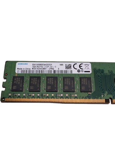 Samsung 16gb Ddr4 2133 2rx8 Pc4-17000 M391a2k43bb1-cpbq 288pin Ecc Udımm Ram