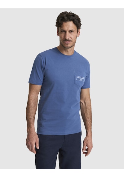 Pierre Cardin Erkek İndigo Tişört 50327866-vr028
