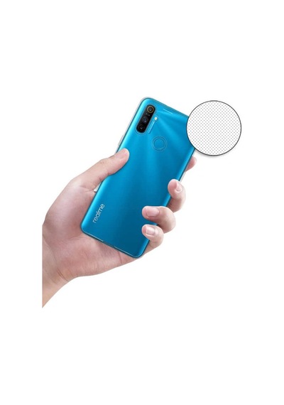 Realme C3 Kılıf Zore Şeffaf Ince Ve Esnek Süper Silikon Kılıf Renksiz