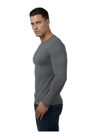 Deep Sea Deepsea Antrasit Dar Kalıp Likralı %90 Pamuk Erkek Sweatshirt Vücuda Oturan İnce Penye Sweat 2300423 Deep Sea Deepsea Antrasit Dar Kalıp Likralı %90 Pamuk Erkek Sweatshirt Vücuda Oturan İnce Penye Sweat 2300423