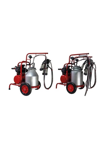 Mtk01-a001 Tek Sağım Mini Süt Sağma Makinesi Kuru Alüminyum Güğümlü