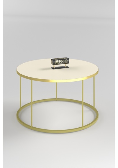 Orta Sehpa Terra Lüx Gold Krem