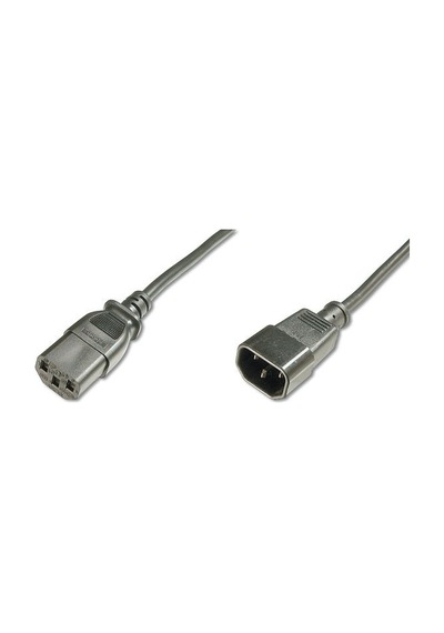 Digitus Ak-440201-050-s 5 Mt C14 To C13 Erkek-dişi 3x0.75mm Pc Monitör Arası Güç Kablosu