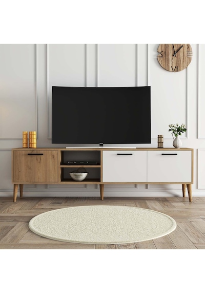Mezza Exxen 1585 Ahşap Ayaklı Tv Ünitesi 180 CM