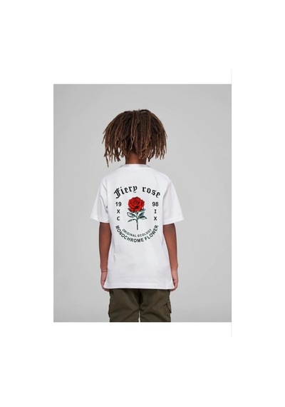 Çocuk Unisex Baskılı T-shirt - Beyaz Çok Renkli