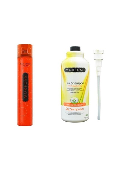 Morfose Ultra Sert Saç Spreyı 400 ml + Morfose Tuzsuz Şampuan 100