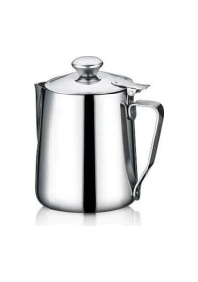 700 Ml Adria Kapaklı Kahve Süt Potu Pitcher 304 18 10 Paslanmaz N113364 Çok Renkli