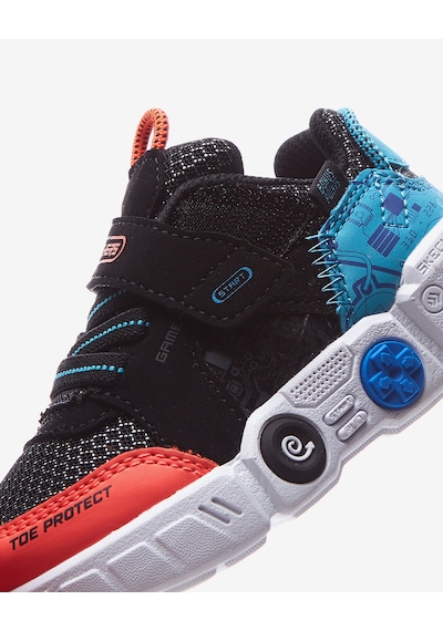 Skechers Lil Gametronix Küçük Erkek Çocuk Siyah Spor Ayakkabı 402262N Bkmt Skechers Lil Gametronix Küçük Erkek Çocuk Siyah Spor Ayakkabı 402262N Bkmt