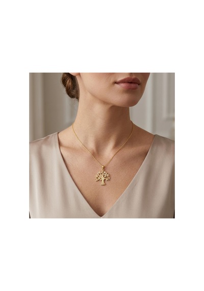 925 Ayar Gümüş Hayat Ağacı Zirkon Taşlı Kadın Kolye - Anlamlı Şık Takı Gold & Silver Seçenekli Altın - 910266854 Altın 925 Ayar Gümüş Hayat Ağacı Zirkon Taşlı Kadın Kolye - Anlamlı Şık Takı Gold & Silver Seçenekli Altın - 910266854 Altın