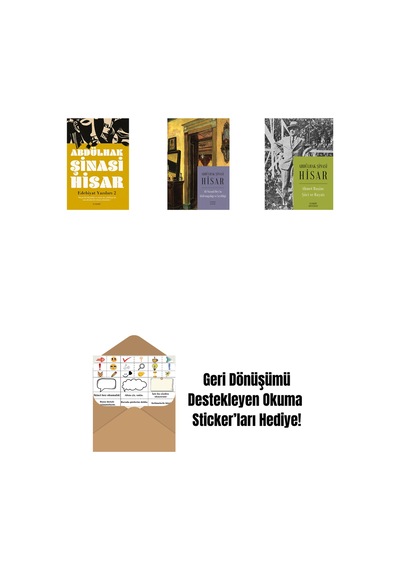 Edebiyat Yazıları 2 + Ali Nizami Bey İn Alafrangalığı Ve Şeyhliği Kitap Boy + Ahmet Haşim: Şiiri Ve Hayatı + Okuma Sticker'ları