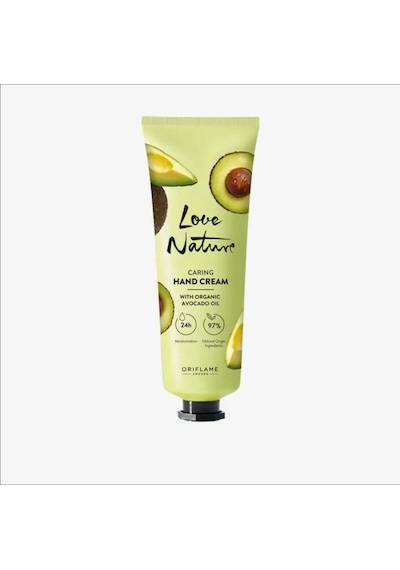 Love Nature Organik Avokado Yağı İçeren Besleyici El Kremi