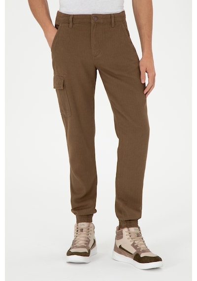 U.s. Polo Assn. Erkek Haki Pantolon Kanvas-chino 50297758-vr027 Haki