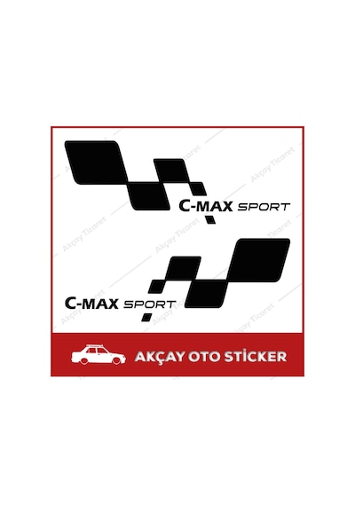 Ford C-Max Sport Sticker Ford Cmax Sticker Araç Sticker