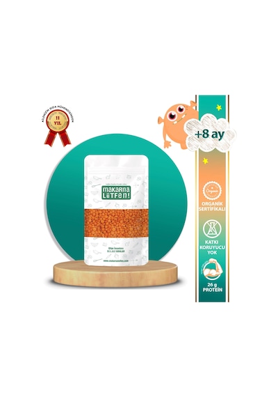 Makarna Lütfen! Organik Kırmızı Mercimek +7 Ay-250 Gram