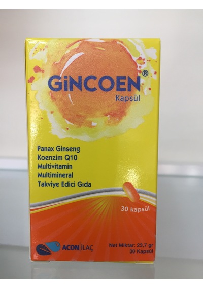 Gincoen Kapsül Multivitamin 30 Kapsül