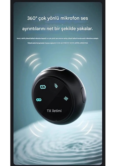 C-08 Kablosuz Profesyonel İkili Yayın Yaka Mikrofonu Şarj Kutu Mıknatıslı Typce Lightning Çıkış Mikr