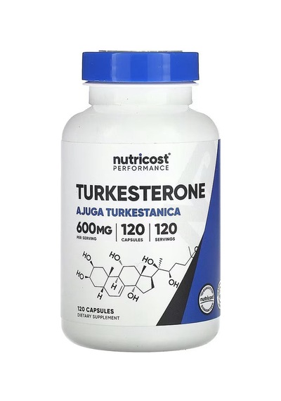 Nutricost Performance Ajuga Turkesteron 600 Mg 120 Capsules