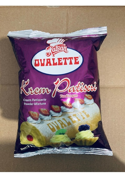 Ovalette 2li Set - Toz Krema Ve Toz Krem Şanti Hediyeli - Pastacı Kreması - Şanti