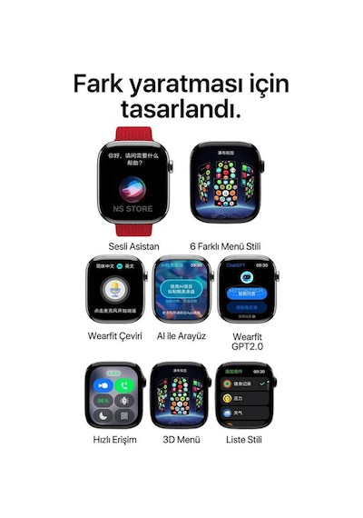 Northcity HK11 Pro Max Akıllı Saat + 2 Kordon (Distribütör Garantili)