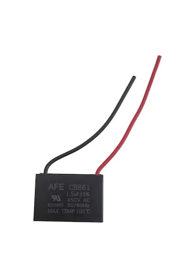 1.5µf 450v Ac Vantilatör Kondansatörü Cbb61 Kablo Uçlu Masaüstü Ve Ayaklı Fan Uyumlu