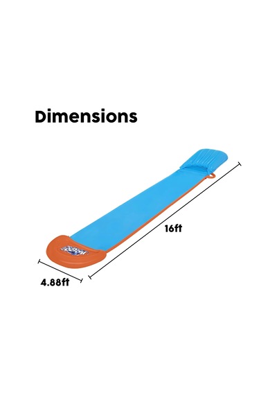 Bestway H2ogo Tsunami Splash Ramp Tek Kaydırak 488 Cm Çok Renkli